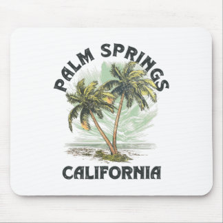 Palm Springs Kalifornien Palmer Vintage Strand För Musmatta