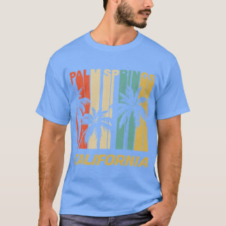 Palm Springs Kalifornien Roliga Palmträd Semester T Shirt