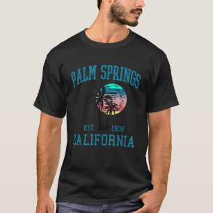 Palm Springs Kalifornien Strand Vintage Palmträd S T Shirt