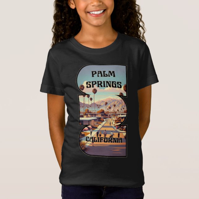 Palm Springs, Kalifornien T Shirt (Framsida)