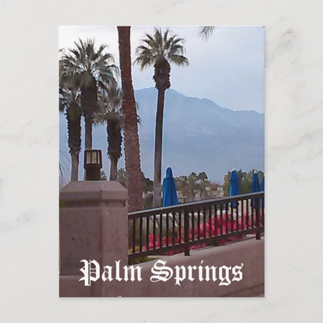 Palm Springs Kalifornien vykort (Framsida)
