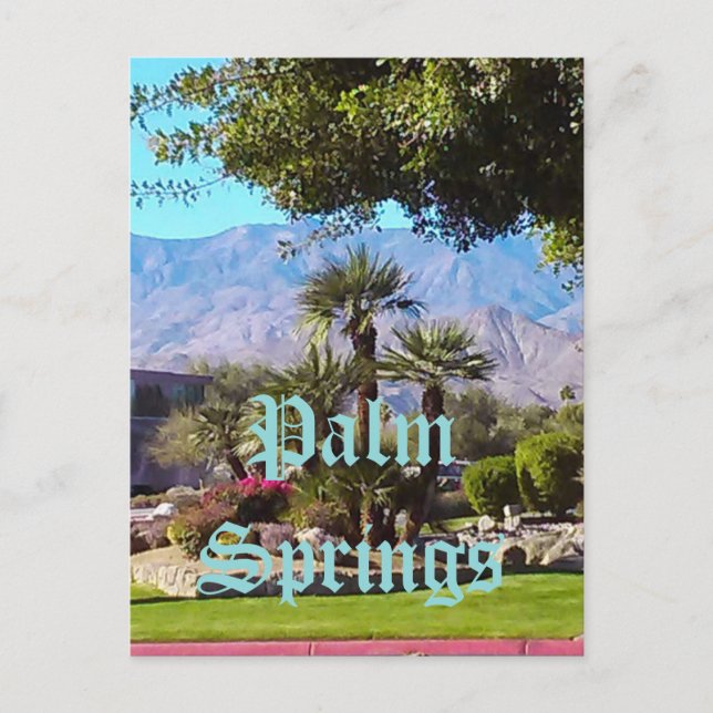 Palm Springs Kalifornien vykort (Framsida)