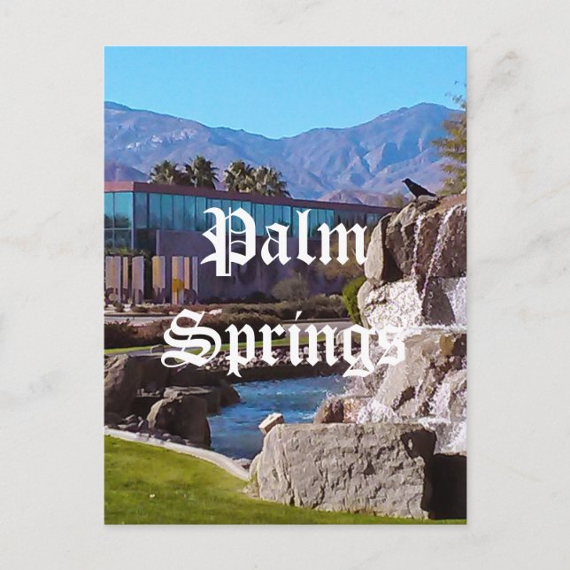 Palm Springs Kalifornien vykort (Framsida)