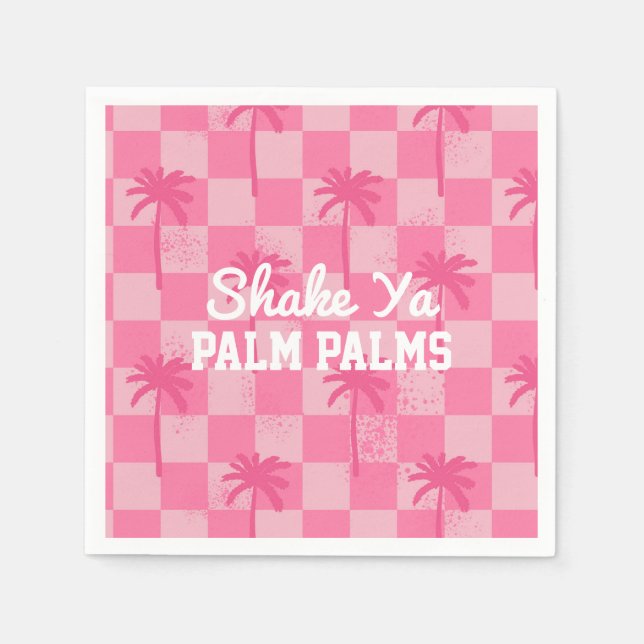 Palm Springs Party Shake Ya Palm Palm Servetter (Framsidan)