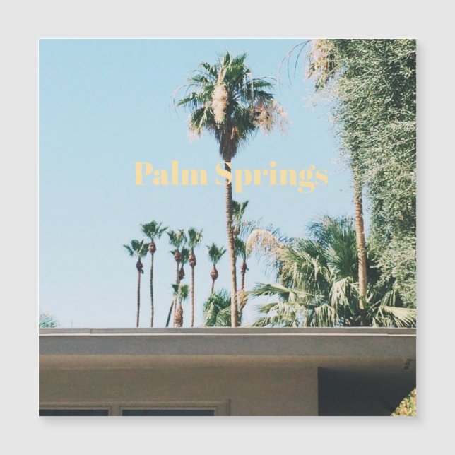 Palm Springs-resa souvenir (Framsida)