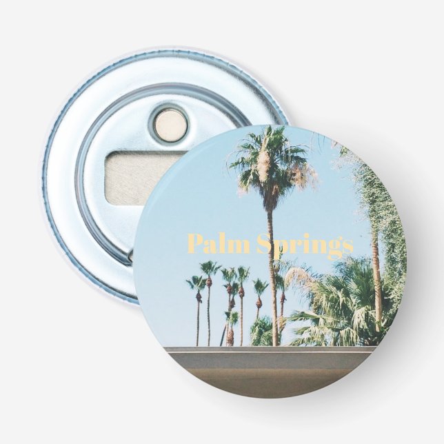 Palm Springs-resa souvenir Flasköppnare (Framsidan)