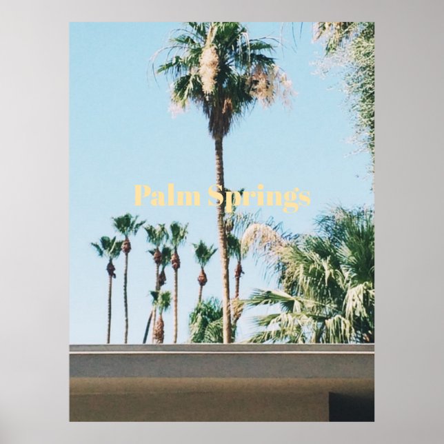 Palm Springs-resa souvenir Poster (Framsidan)