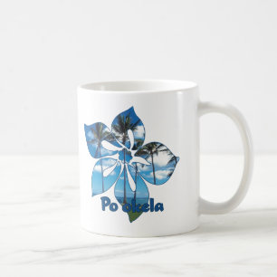 "Palm Tree Hibiscus" Mugg