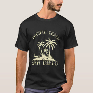 Palm Tree Island Pacific Beach San Diego T Shirt