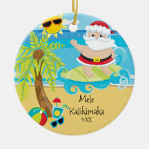 Palm Tree Surfing Tomte Hawaiian Jul