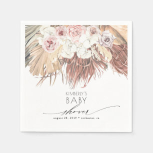 Palm Tropisk Boho Baby Shower/ Bröllopsfest Pappersservett