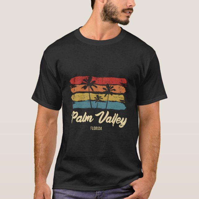 Palm Valley Florida Palmer Fl T Shirt (Framsida)