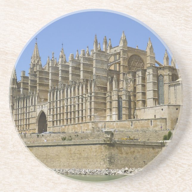 Palma Cathedral Underlägg Sandsten (Framsidan)