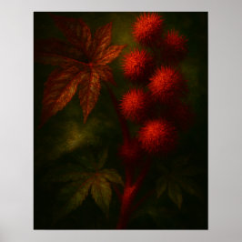 Palma Christi: Toxic Elegance Impressionist Art Poster