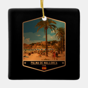 Palma de Mallorca Julgransprydnad Keramik