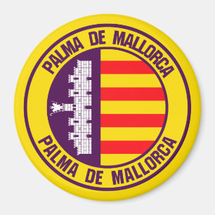 Palma de Mallorca rundaEmblem Magnet