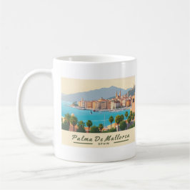 Palma de Mallorca Spain Pastel Travel Kaffemugg