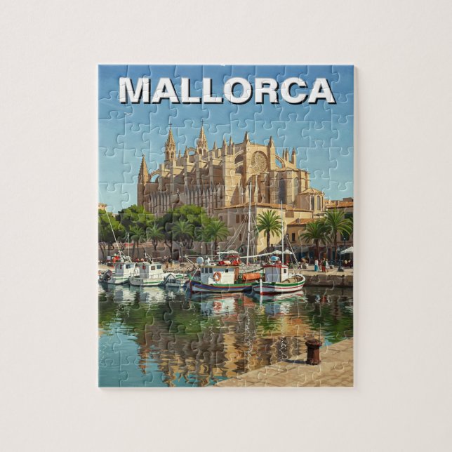 Palma de Mallorca Spain Travel Pussel (Vertikal)
