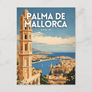 Palma De Mallorca Spain Travel Vykort