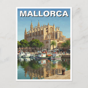 Palma de Mallorca Spain Travel Vykort