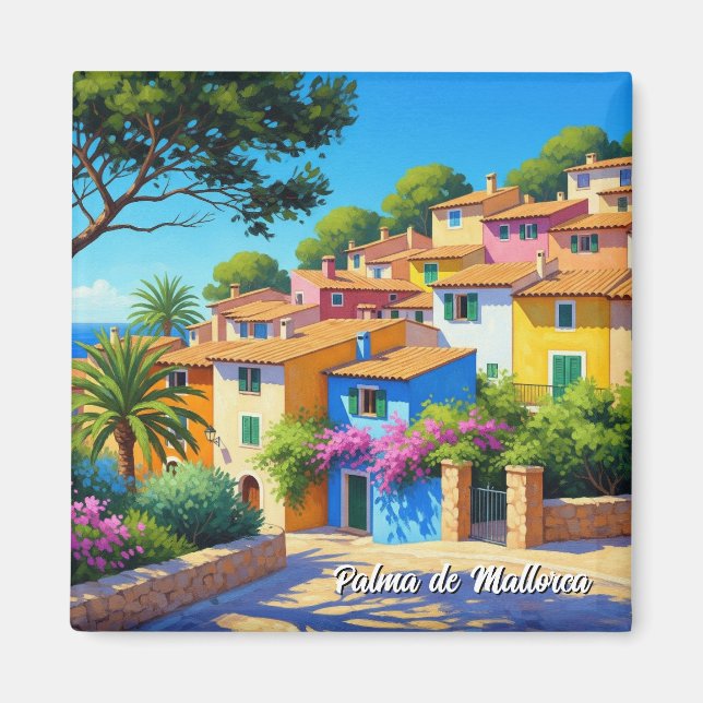 Palma de Mallorca Spanien Resa Magnet (Framsidan)