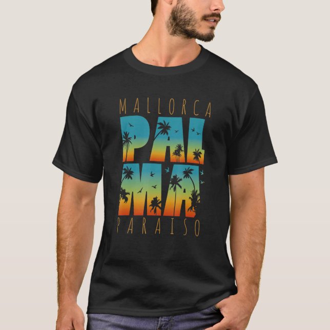 Palma de Mallorca T Shirt (Framsida)