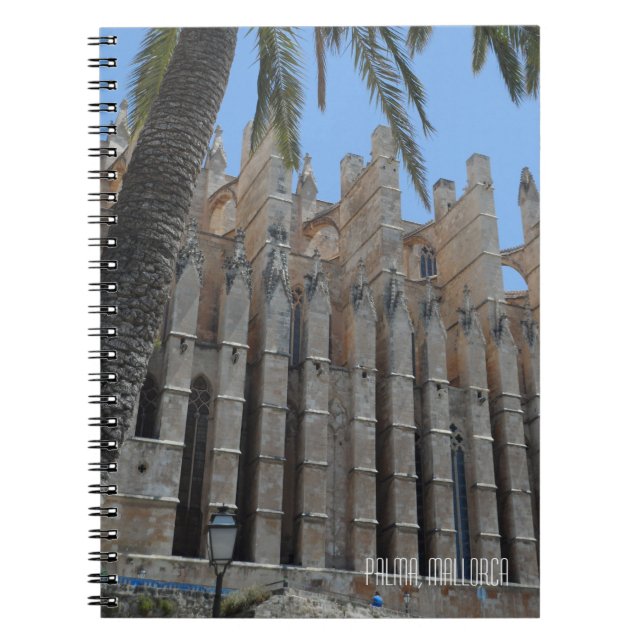 Palma gotisk domkyrkaMajorca Spanien souvenir Anteckningsbok (Framsidan)