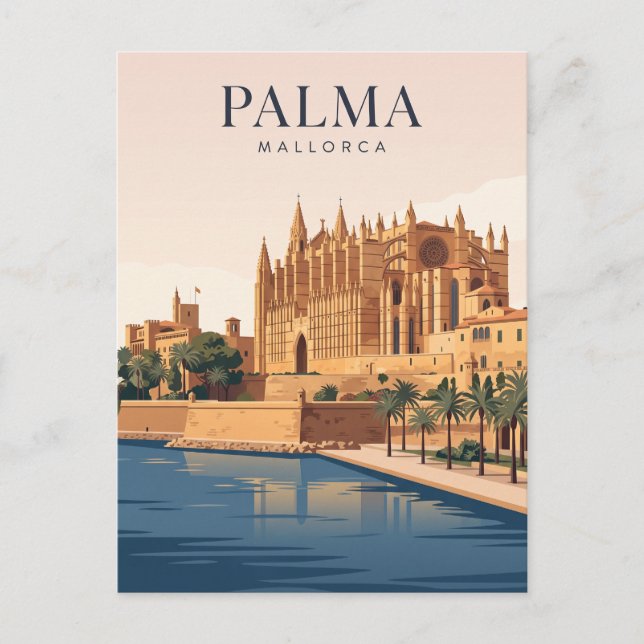 Palma-katedralen Spanien Vykort (Framsida)