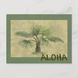 Palmas ALOHA-vykort Vykort