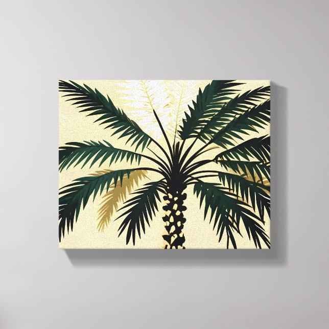 palmatisk canvastryck (Framsida)