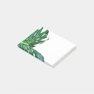 Palmblad, tropisk lövverk, djungel regnskog post-it block