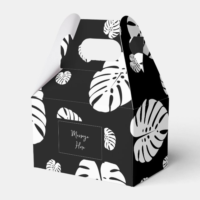Palmbladsmönster Presentaskar (Framsidan Sidan)