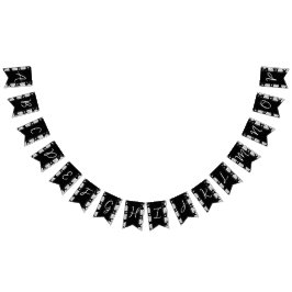 Palmbladsmönstrad flaggkedja banner vimplar