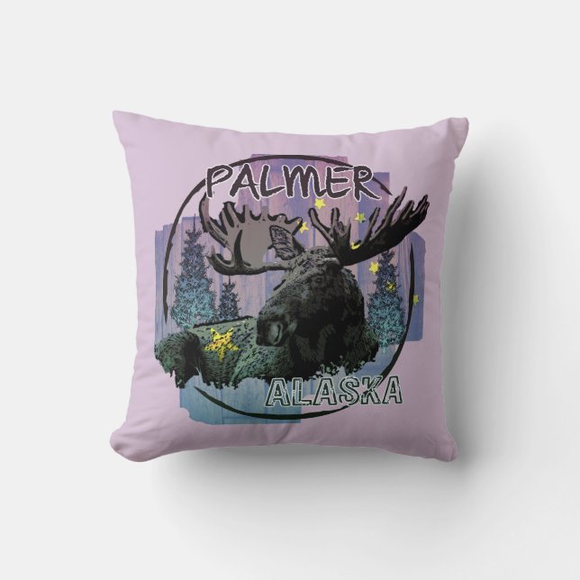 Palmer Alaska rustic moose-kudde Kudde (Framsida)