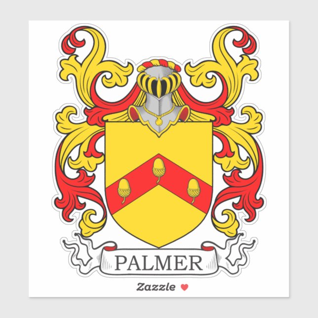 Palmer Family Crest Klistermärken (Ark)