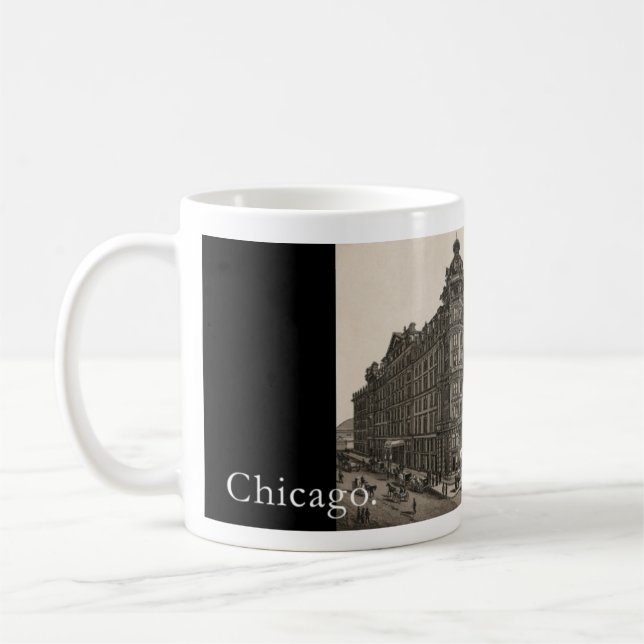 Palmer House, Chicago (c. 1880) Kaffemugg (Vänster)