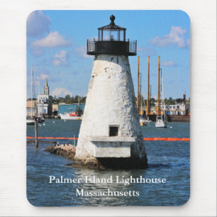 Palmer Island fyr, Massachusetts Mousepad Musmatta