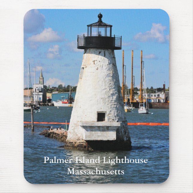 Palmer Island fyr, Massachusetts Mousepad Musmatta (Framsidan)