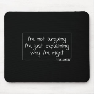 Palmer Quote Funny Birthday Personlig Namn Gift Musmatta