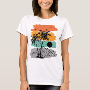 Palmer silhuett sommar t shirt