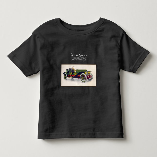 Palmer-Singer Motor Cars, 1909 T Shirt (Framsida)