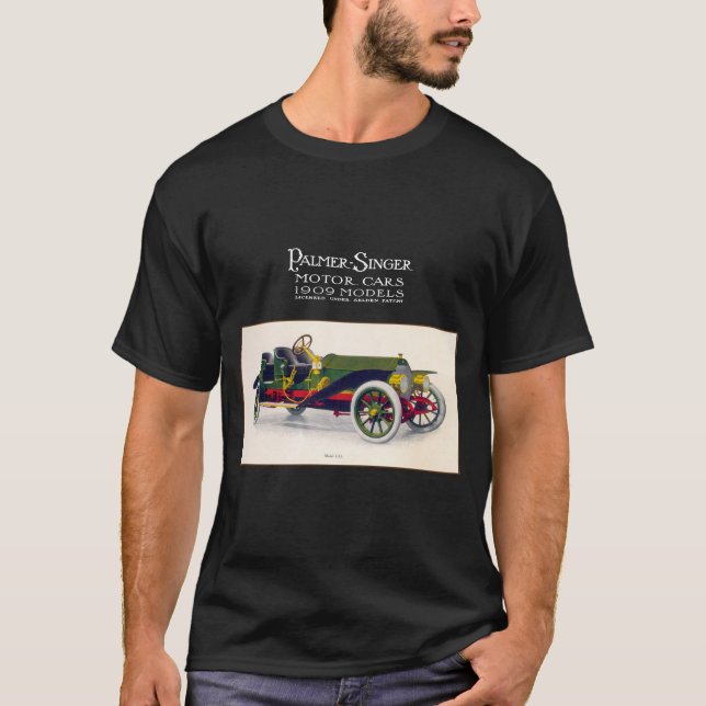 Palmer-Singer Motor Cars, 1909 T Shirt (Framsida)