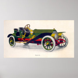 Palmer-Singer Motor Cars Annons, 1909 Poster
