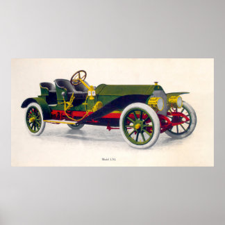 Palmer-Singer Motor Cars Annons, 1909 Poster