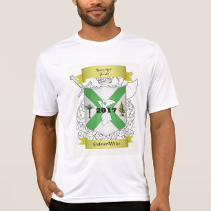 Palmer/vitfamiljmötemanar T-tröja Tee Shirt