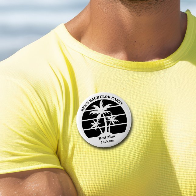 Palmeratans Bröllopsfest Namnskylt för Brudtärna Knapp (Skapare uppladdad)