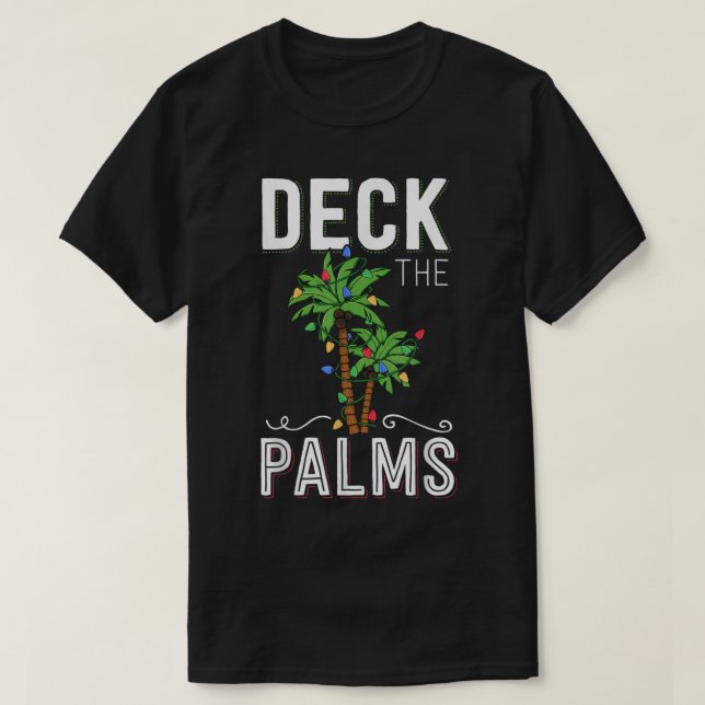 Palmerna juldesign t shirt (Design framsida)