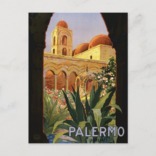 Palmero, vykort för Vintage av Italien (Framsida)