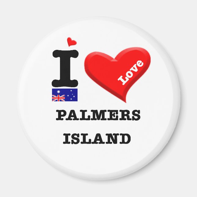 PALMERS ISLAND - I Kärlek Magnet (Framsidan)
