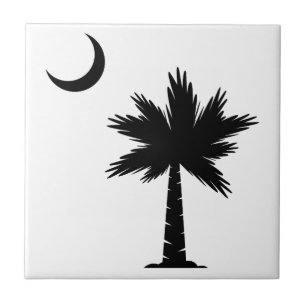 Palmetto Måne Kakelplatta